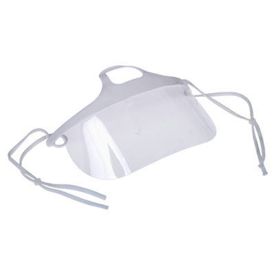 Защитный экран-маска многоразовый белый/прозрачный, 1 шт. IRISK (А309-01)