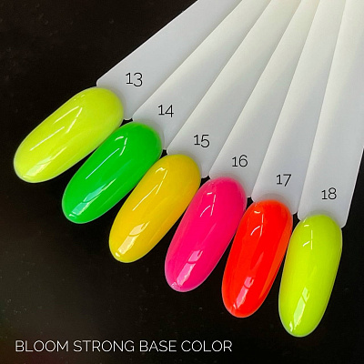 Жесткая цветная база для гель-лака Bloom Strong Color №15 15 мл