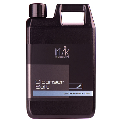 Щадящая жидкость для снятия липкого слоя М610-16 Cleanser Soft IRISK 500 мл