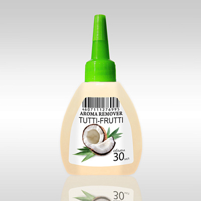 Жидкость для снятия лака SEVERINA Tutti-Frutti с кокосовым маслом 30 мл