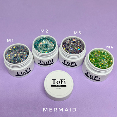 Гель для дизайна ToFi Mermaid №4 15 мл