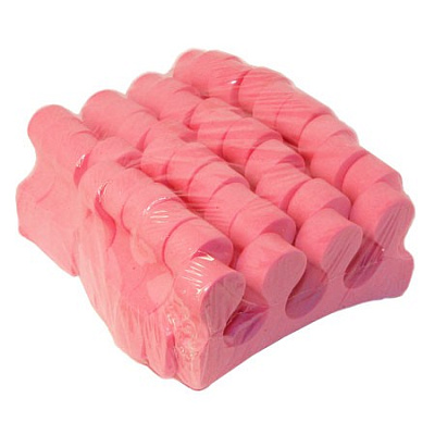 Разделители для пальцев ног №737 SEVERINA (в спайке 10 штук, розовые)