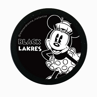 Гель-паста Lakres Mickey Mouse (Black) черная, 5 г