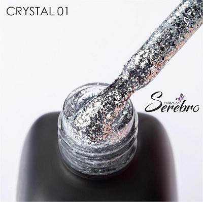 Гель-лак Serebro Crystal №01 11 мл