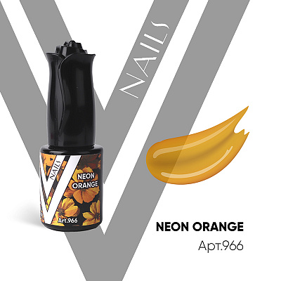 Гель-лак Vogue Nails №966 (Neon Orange) витраж 10 мл