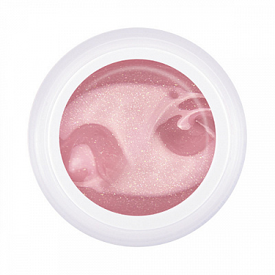 Гель конструирующий Pudding Gel Patrisa Nail с микроблеском AC66 Pink, 15 гр