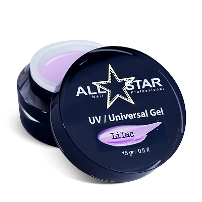 Гель UV-Universal Gel All Star Lilac 15 г
