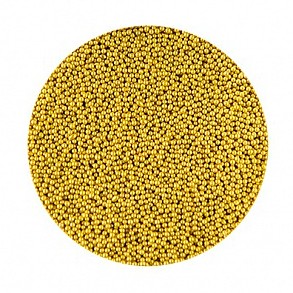 Бульонки стеклянные ARTEX (диам. 0,25мм-0,4мм) Желто-золотая 5 мл, арт. 03030019