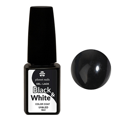 Гель-лак Planet nails Black&White №443 8 мл арт.12443