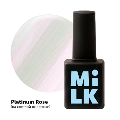 Топ для гель-лака MiLK Glow Drops Platinum Rose 9 мл