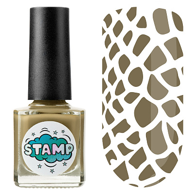 Лак-краска для стемпинга Stamp Classic IRISK №015 (Медная глина) Д612-01-15, 8 мл