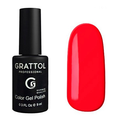 Гель-лак Grattol GTC083 Pure Red, 9 мл