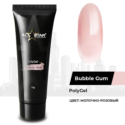 Полигель Polygel All Star Молочно-розовый Bubble Gum 810 15 г