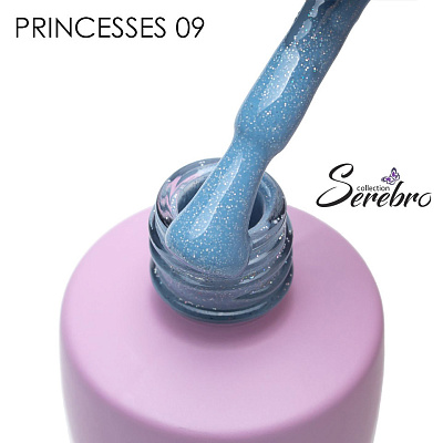 Гель-лак Serebro Disney Princesses №09 Эльза 8 мл