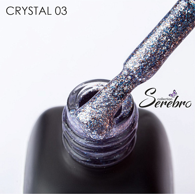 Гель-лак Serebro Crystal №03 11 мл