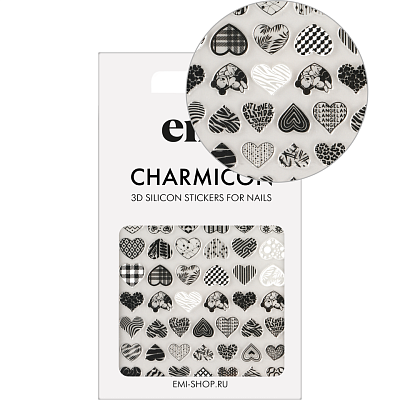Силиконовые стикеры E.mi Charmicon 3D Silicone Stickers №245 Чувства