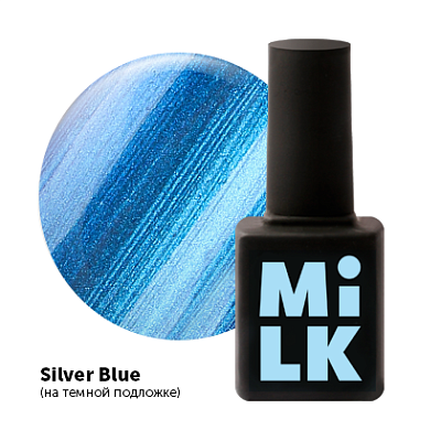 Топ для гель-лака MiLK Glow Drops Silver Blue 9 мл