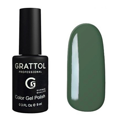 Гель-лак Grattol GTC059 Green Gray, 9 мл ❗️ВНИМАНИЕ❗️СРОК ГОДНОСТИ 10.2024
