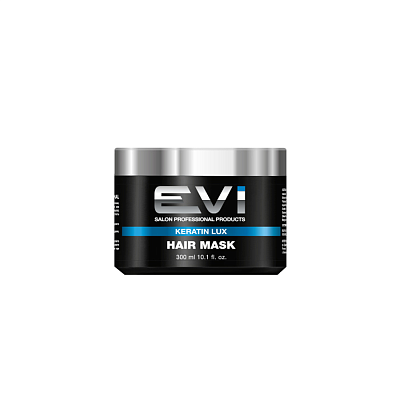 Маска кератиновое выпрямление EVI Salon Professional для непослушных волос 300 мл
