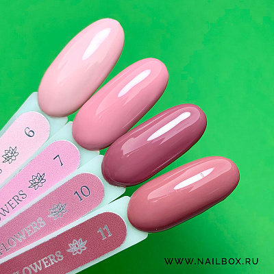 Гель-лак IVA NAILS Pink Flowers №06, 8 мл