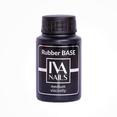 Каучуковая база для гель-лака Base Rubber Medium Viscosity IVA NAILS, 30 мл