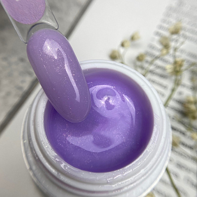 Гель конструирующий Pudding Gel Patrisa Nail с микроблеском AC67 Lilac, 15 гр