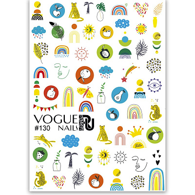 Слайдер-дизайн Vogue Nails №130, арт. СЛ130
