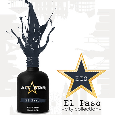 Гель-лак All Star №110 El Paso, 10 мл