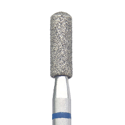 Фреза алмазная Цилиндр с полусферой на торце (синяя) ГСАЦС 2,7П-8,0С КМИЗ 866.104.141.080.027