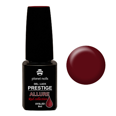Гель-лак Planet nails Prestige Allure Red Collection №653 8 мл арт.12653