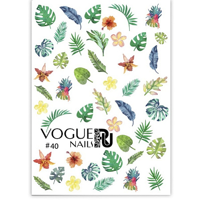 Слайдер-дизайн Vogue Nails №040, арт. Т40