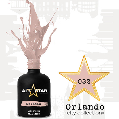 Гель-лак All Star №032 Orlando, 10 мл