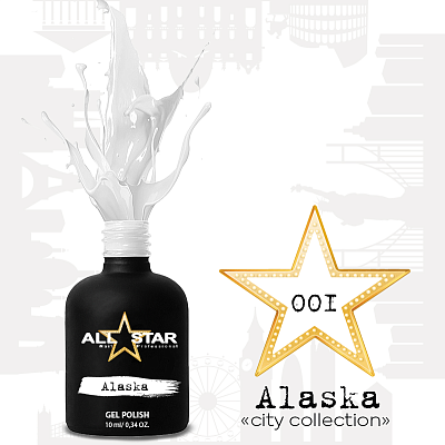 Гель-лак All Star №001 Alaska, 10 мл
