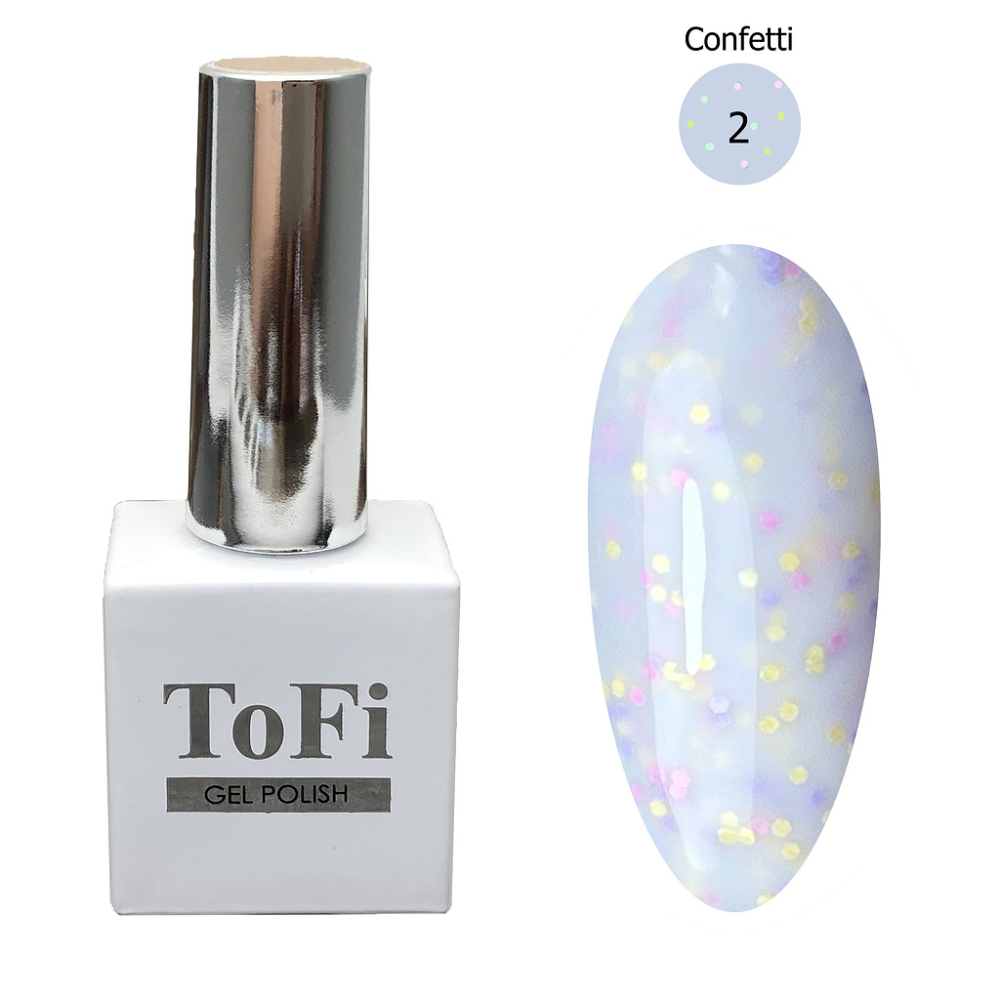 Камуфлирующая база Color Base Confetti ToFi №002 10 мл