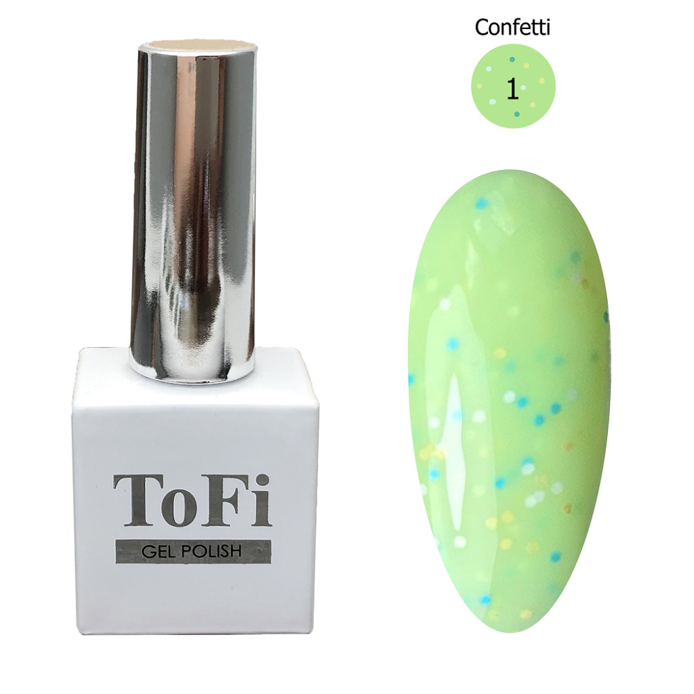 Камуфлирующая база Color Base Confetti ToFi №001 10 мл