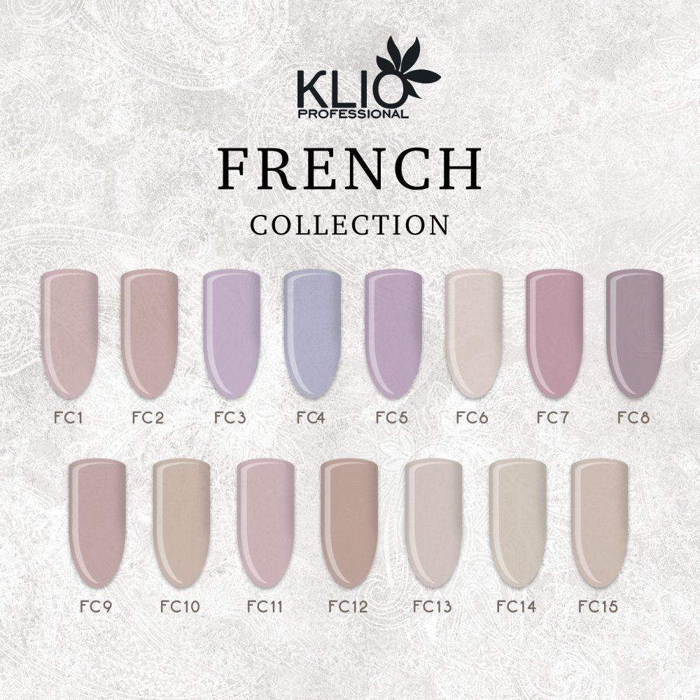 Гель-лак Klio professional French Collection №06, 15 мл