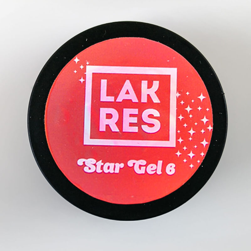 Гель моделирующий Lakres Star Gel №6, 15 гр
