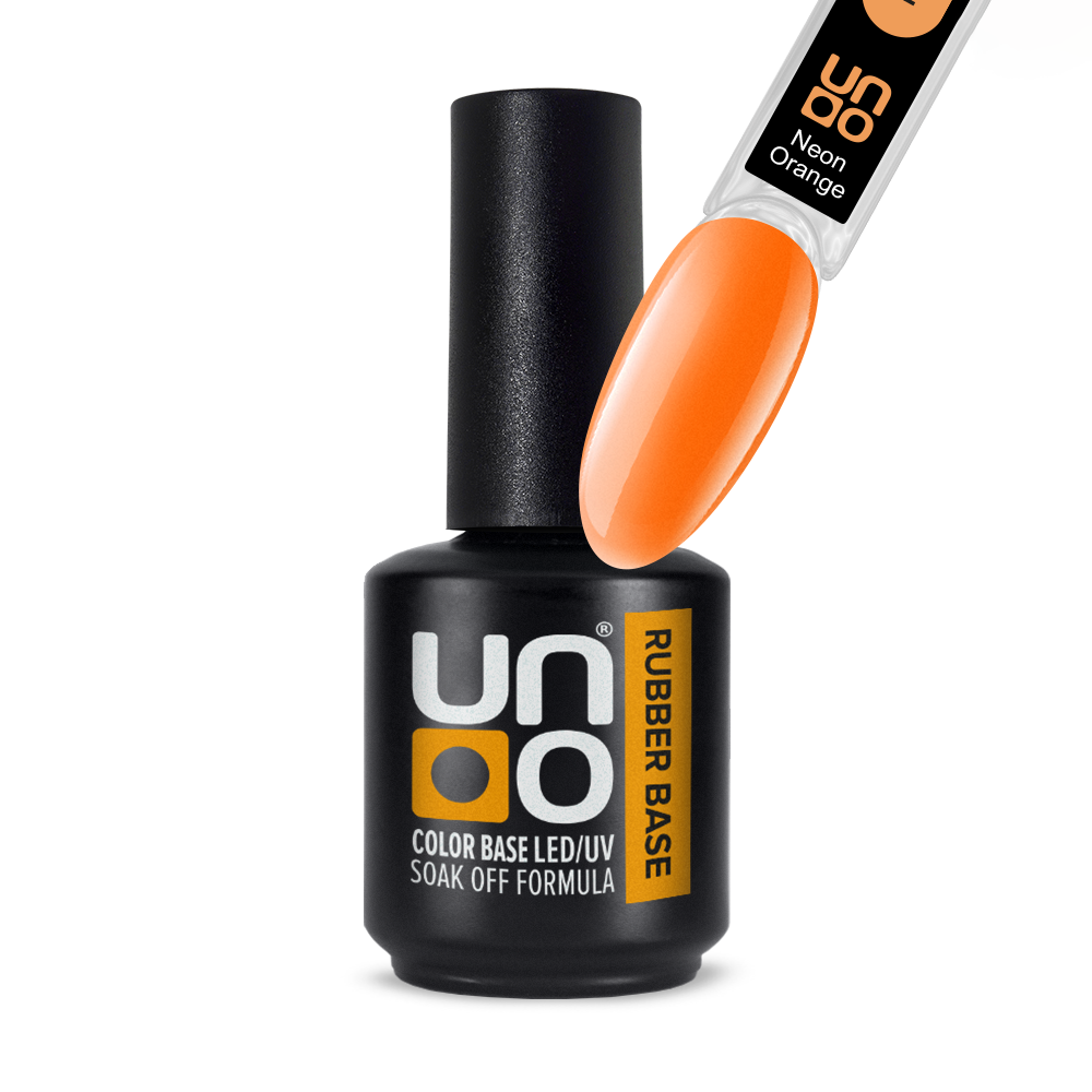 Камуфлирующее базовое покрытие Color Rubber Base Neon Orange UNO 12 г