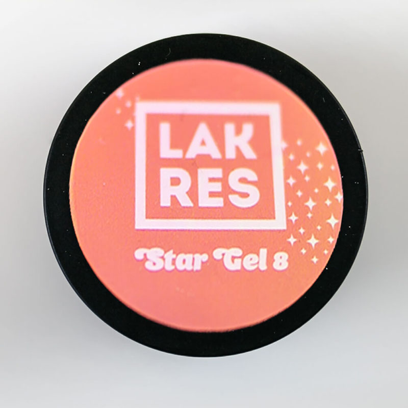 Гель моделирующий Lakres Star Gel №8, 15 гр