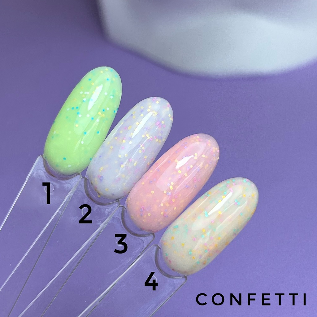 Камуфлирующая база Color Base Confetti ToFi №004 10 мл
