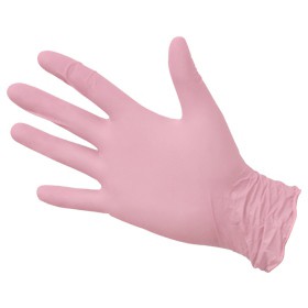 Перчатки нитриловые розовые NitriMAX 761 L 50 пар