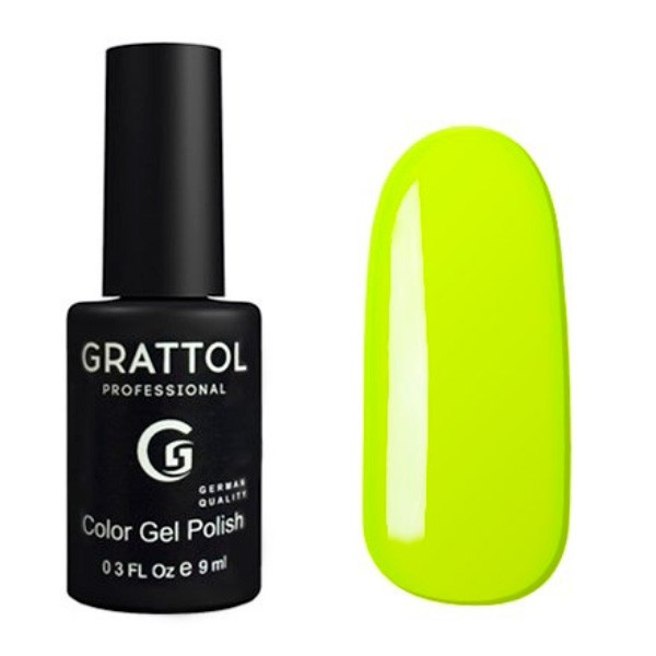 Гель-лак Grattol GTC036 Lemon, 9 мл