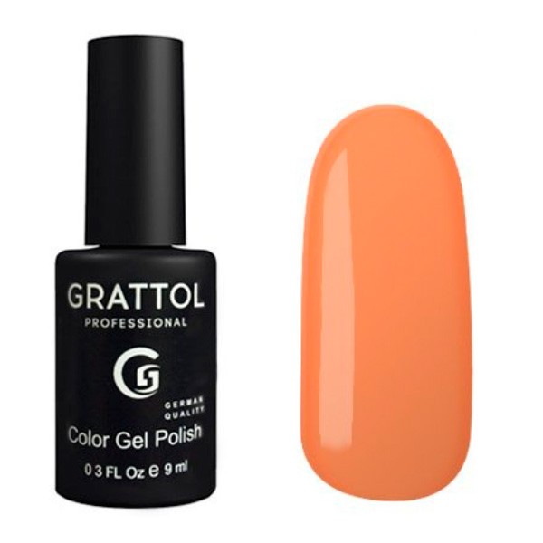 Гель-лак Grattol GTC120 Sunny Orange, 9 мл