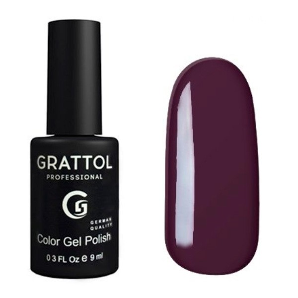 Гель-лак Grattol GTC054 Dark Purple, 9 мл