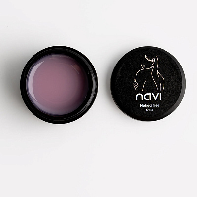Моделирующий гель NAVI полупрозрачный нюд Naked Gel 03 15 мл