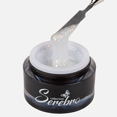 Моделирующий гель Serebro Modeling Gel OPAL №01 15 мл