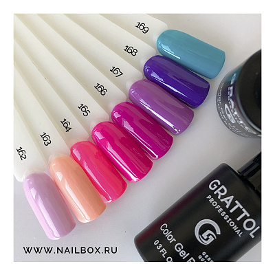 Гель-лак Grattol GTC164 Summer Pink, 9 мл