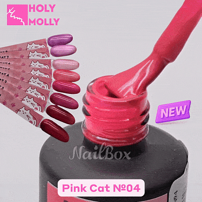 Гель-лак Holy Molly Pink Cat 04 11 мл