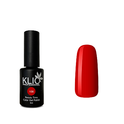 Гель-лак Klio professional BEAUTY TIME №106, 8 мл