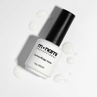 Камуфлирующая база для гель-лака молочная Monami Base MILK 15 г